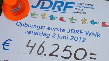 Eerste JDRF Walk overweldigend succes